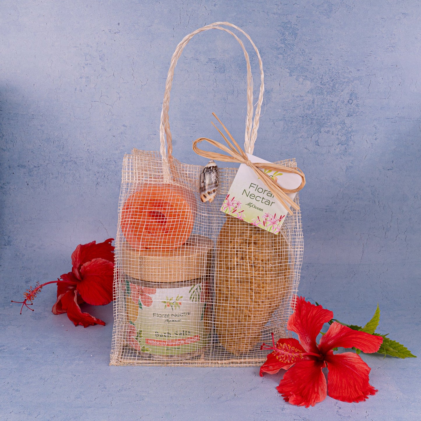 MANGO GIFT BAG SALTS SOAP SPONGE