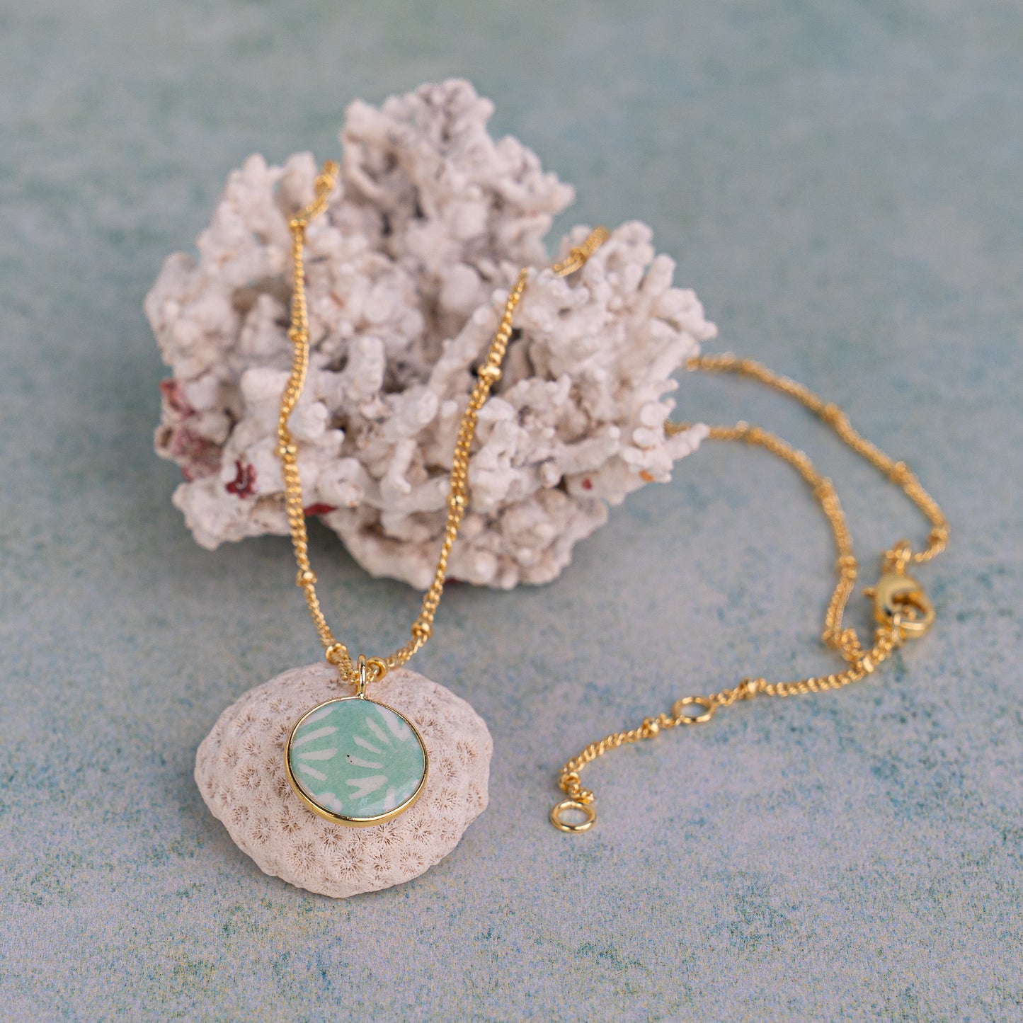 Porcelain Pendant Necklace - Small