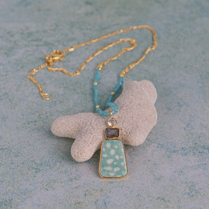 Porcelain Pendant Necklace