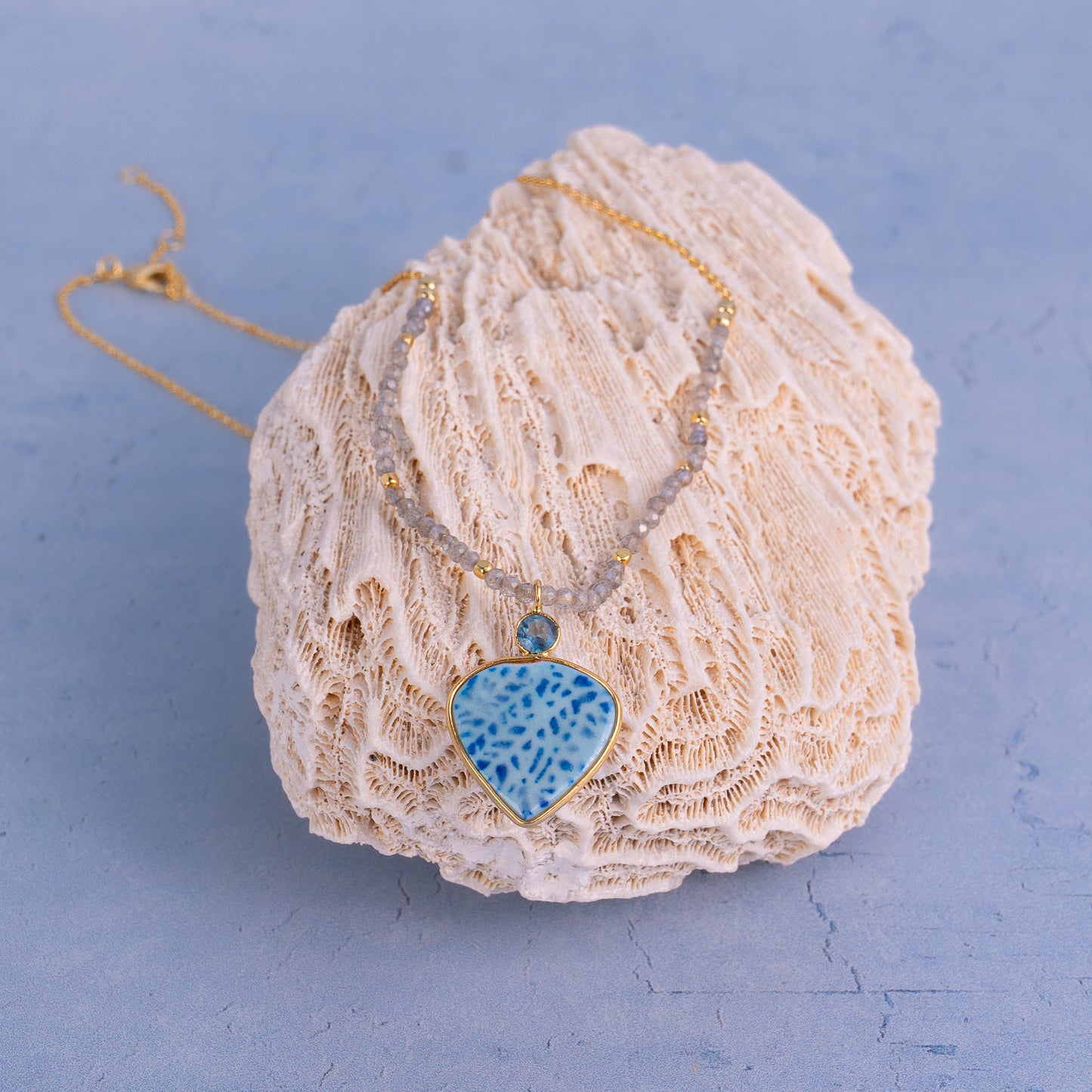 Porcelain Pendant Necklace
