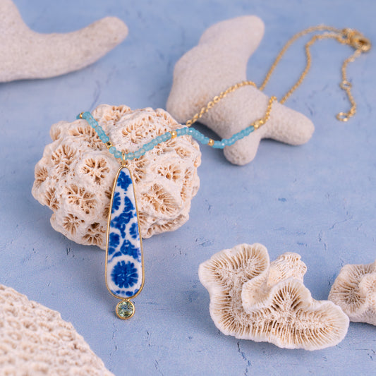 Porcelain Pendant Necklace