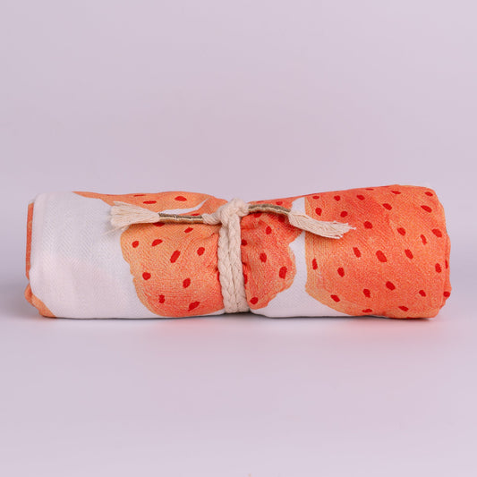 TURKISH TOWEL - HIBISCUS FLOWERS