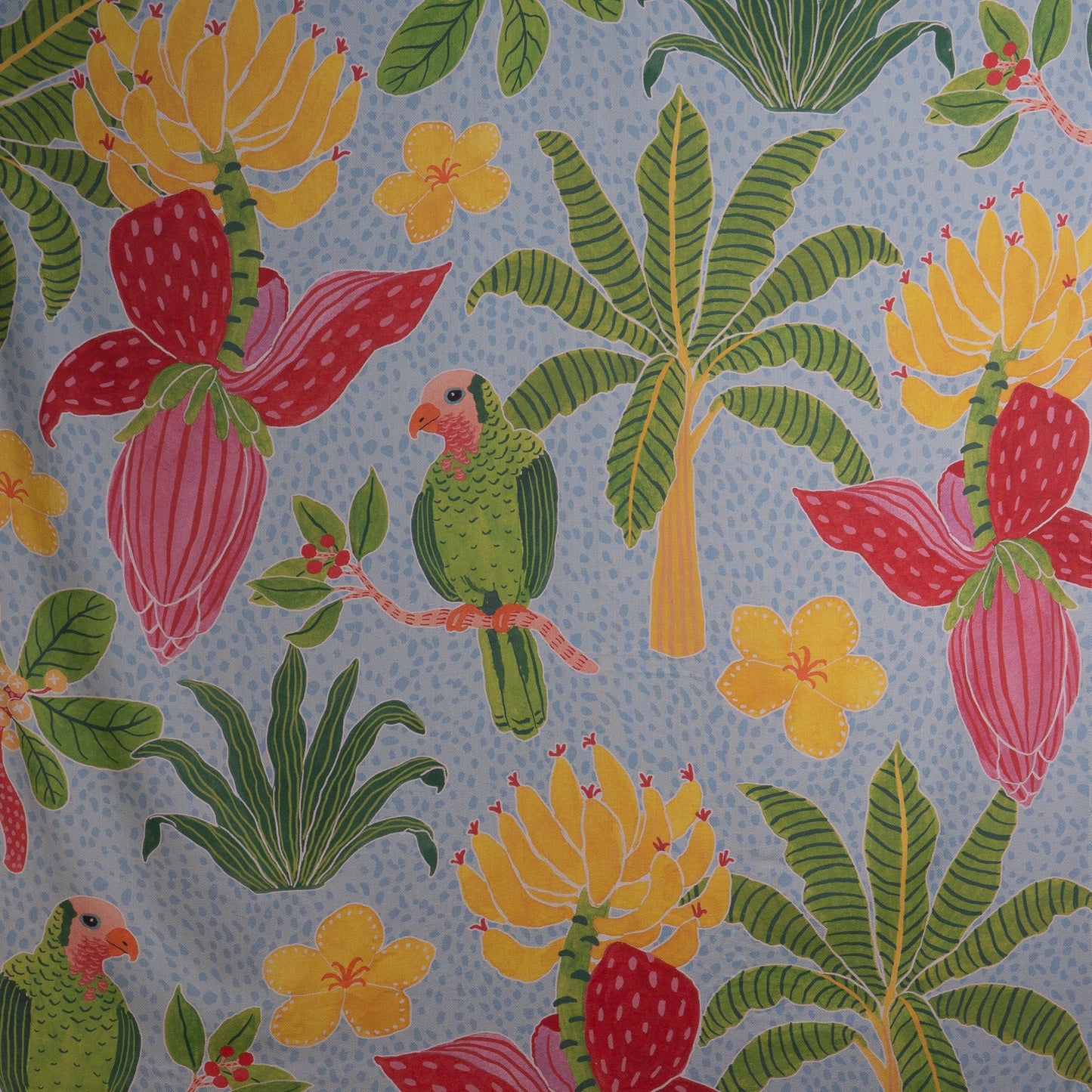 TURKISH TOWEL - BANANAS & PARROTS