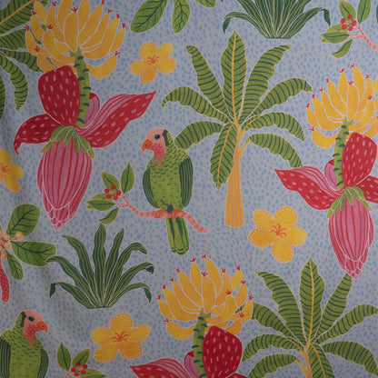 TURKISH TOWEL - BANANAS & PARROTS