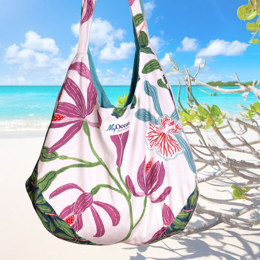 BEACH BAG - ORCHID