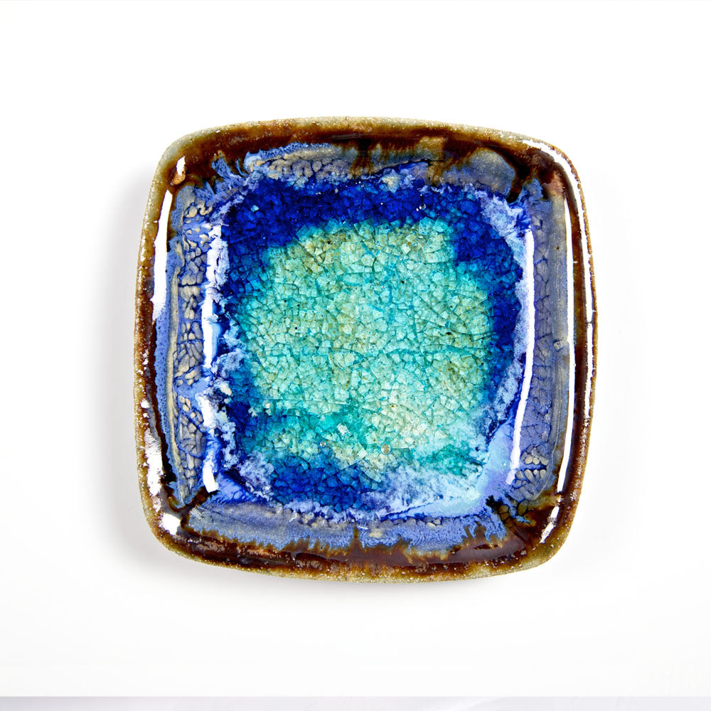 
            
                Load image into Gallery viewer, BLUE HOLE STUDIO CERAMIC SQUARE SOAP DISH
            
        