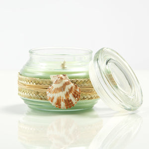 BUSH CERASEE SCENTED GLASS CANDLE JAR WITH LID