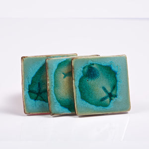 
            
                Load image into Gallery viewer, SHALLOWS STUDIO CERAMIC SQUARE COASTER
            
        