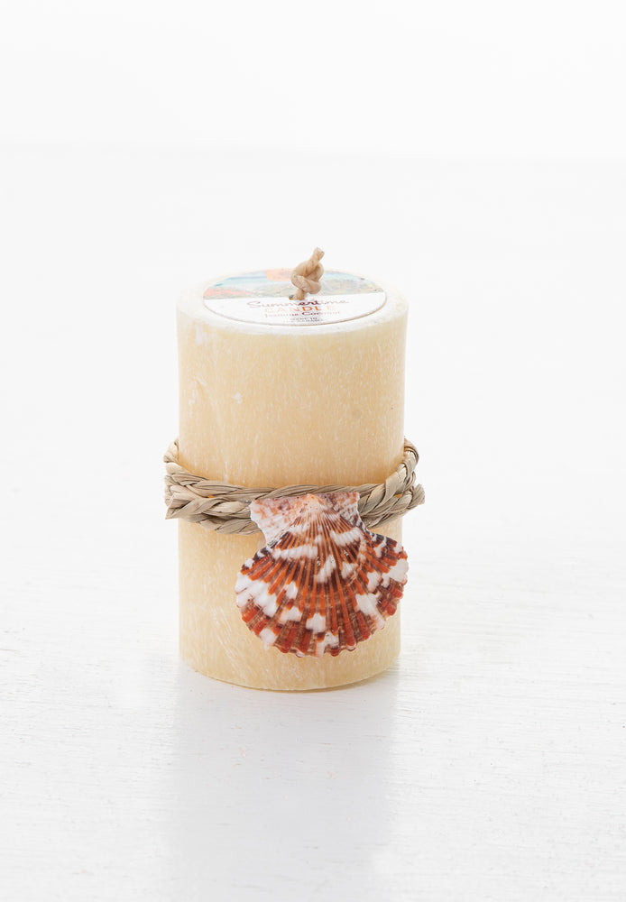 
            
                Load image into Gallery viewer, JASMINE &amp;amp; COCONUT PILLAR CANDLE SMALL
            
        